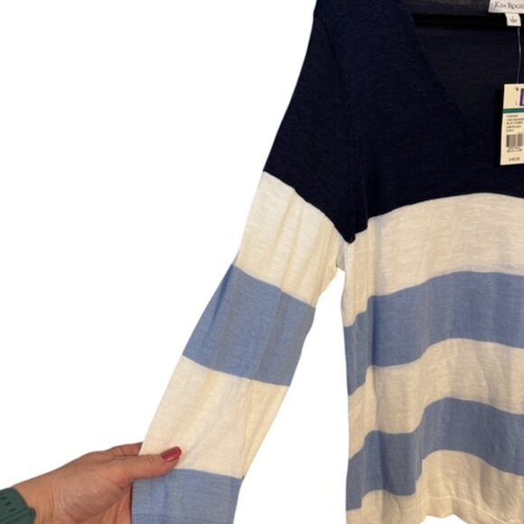 NWT KIM ROGERS LIGHTWEIGHT SWEATER   LARGE - Picture 2 of 6